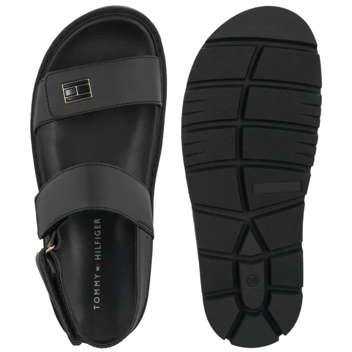 Sandały Tommy Hilfiger Velcro Sandal Black T3A2-34284-0326999 – zdjęcie 5