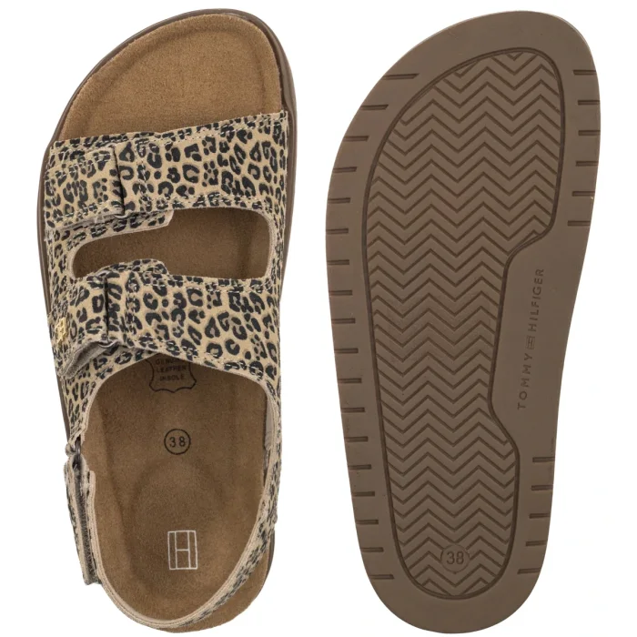 Sandały Tommy Hilfiger Sandal Beige T3A2-34306-1901500 – zdjęcie 5