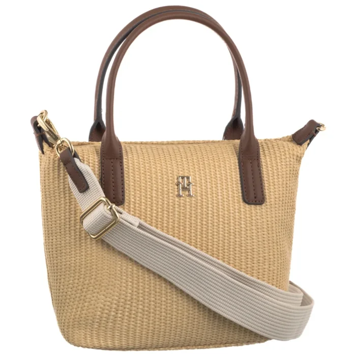 Torebka Tommy Hilfiger Popette Mini Tote Raffia AW0AW185230F4 – zdjęcie 1