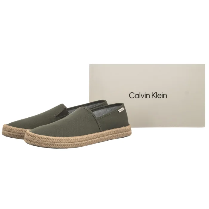 Espadryle Calvin Klein Ess Espadrille Cv Deep Lichen Green HM0HM02076 LDI – zdjęcie 6
