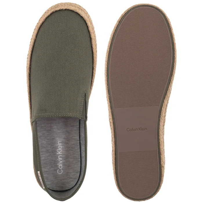 Espadryle Calvin Klein Ess Espadrille Cv Deep Lichen Green HM0HM02076 LDI – zdjęcie 5