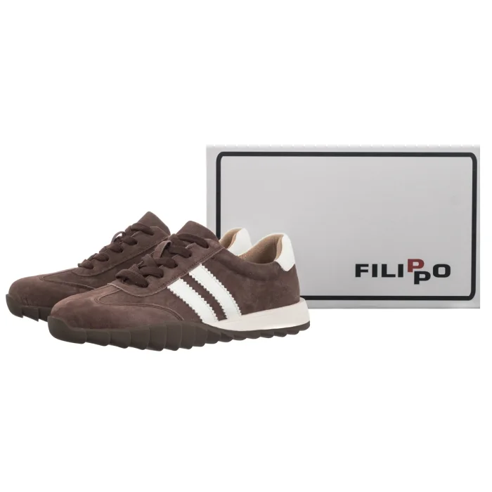 Sneakersy Filippo Brązowe DP7534/26 D BR – zdjęcie 7