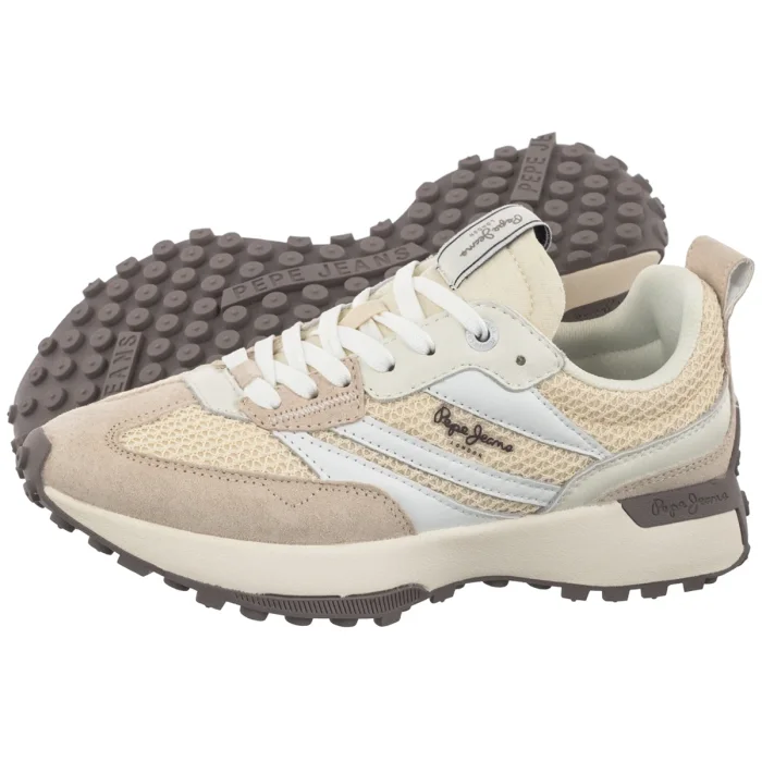 Sneakersy Pepe Jeans Lucky Knitted W Mousse White PLS600046 808 – zdjęcie 1