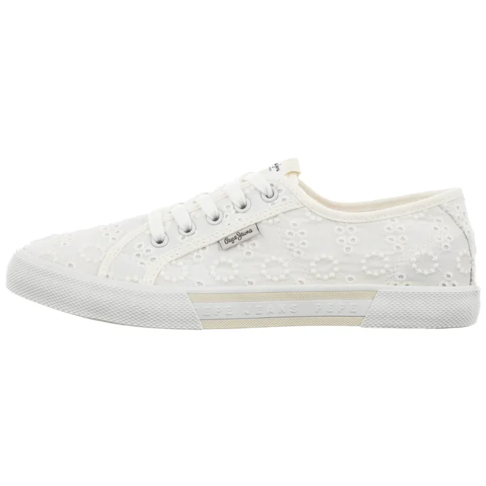 Tenisówki Pepe Jeans Brady Cute W Off White PLS300018 803 – zdjęcie 2