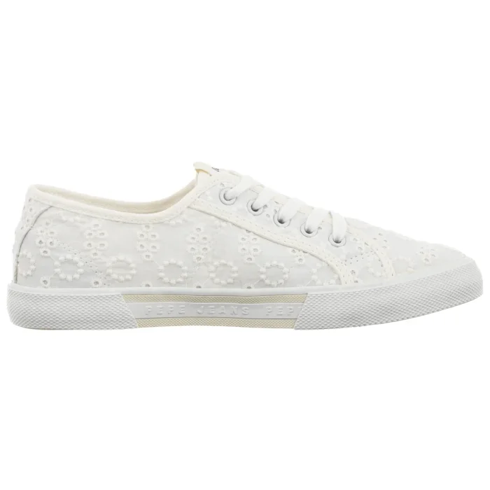 Tenisówki Pepe Jeans Brady Cute W Off White PLS300018 803 – zdjęcie 3