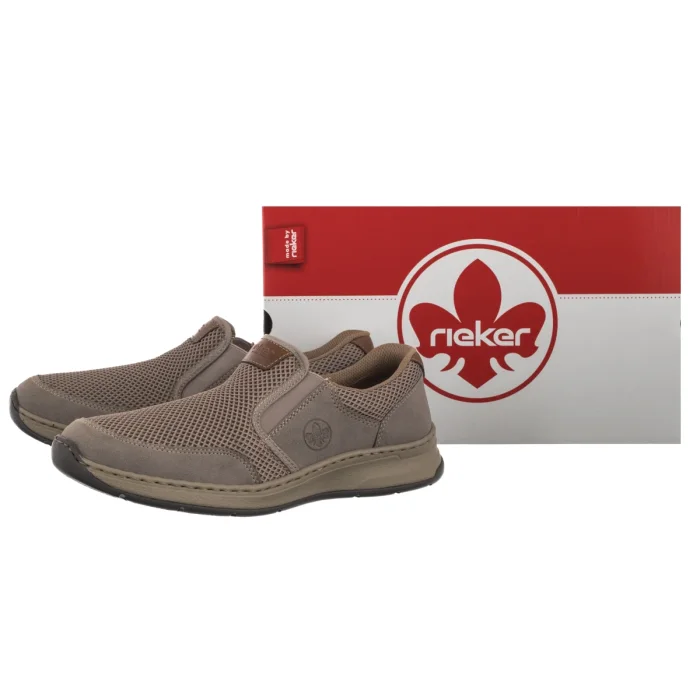 Półbuty Rieker Beżowe 14363-64 Beige – zdjęcie 6