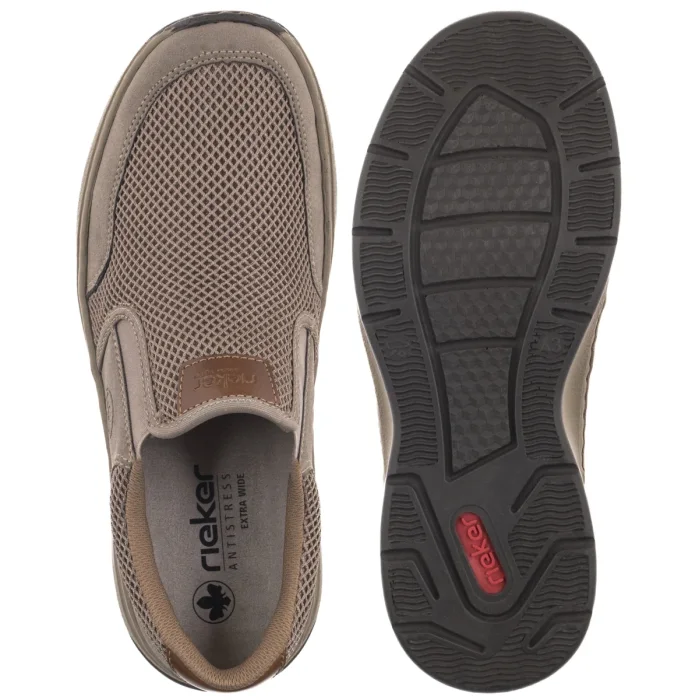 Półbuty Rieker Beżowe 14363-64 Beige – zdjęcie 5