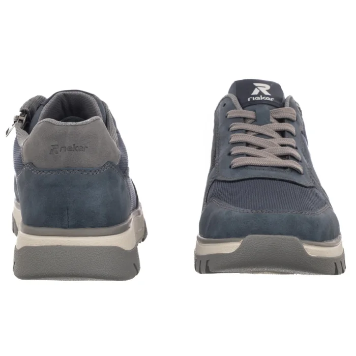 Półbuty Rieker Granatowe B9302-14 Blue – zdjęcie 4