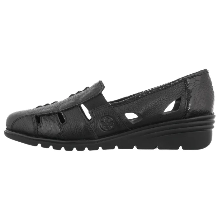 Mokasyny Rieker Czarne L5358-00 Black – zdjęcie 2