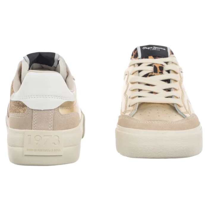 Sneakersy Pepe Jeans Milan Glow W Gold PLS300012 099 – zdjęcie 4