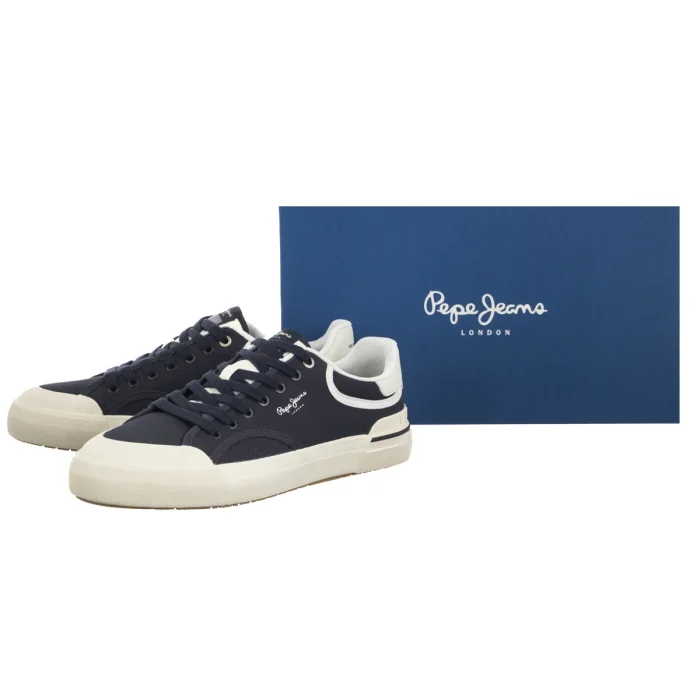 Trampki Pepe Jeans Nolan Basic M Steel Blue PMS300018 563 – zdjęcie 6