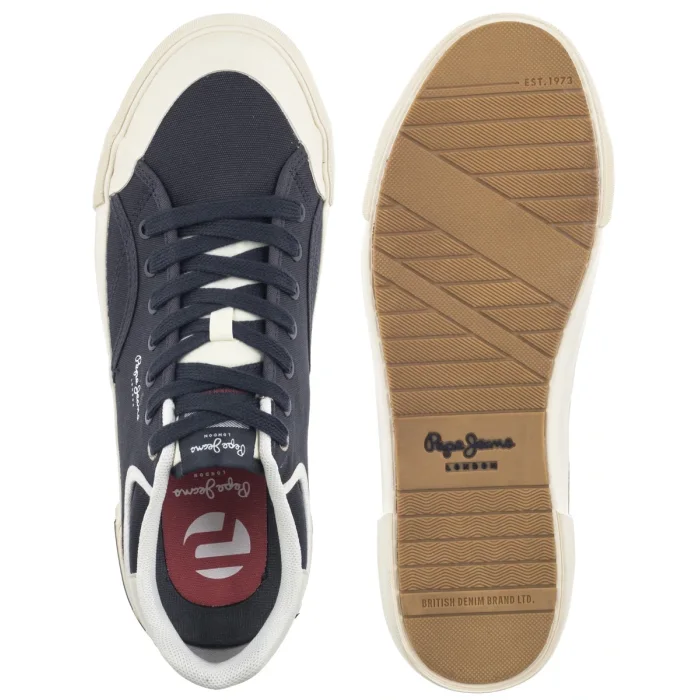 Trampki Pepe Jeans Nolan Basic M Steel Blue PMS300018 563 – zdjęcie 5