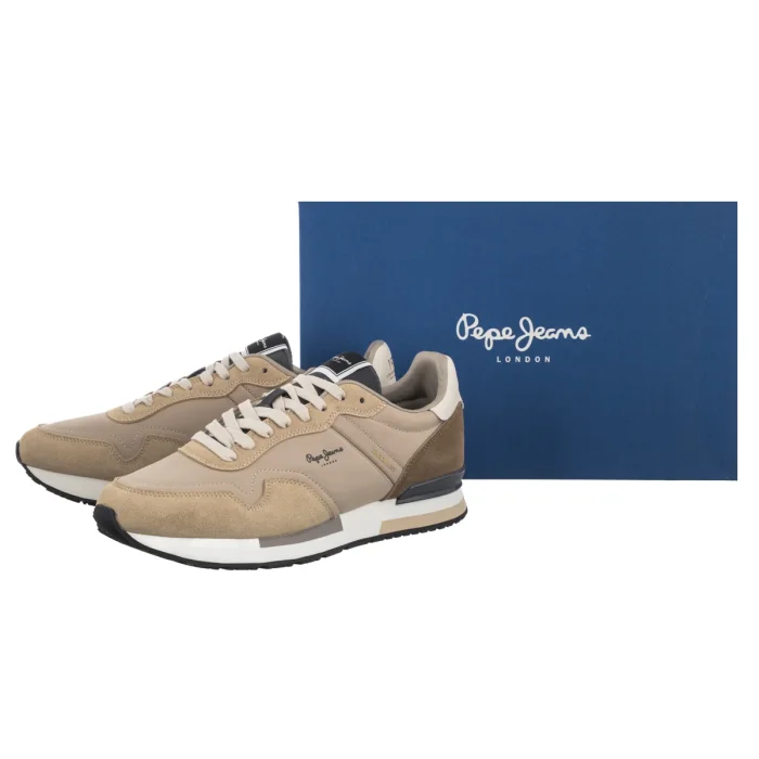 Sneakersy Pepe Jeans Hailon Basic M Camel Beige PMS400037 855 – zdjęcie 6