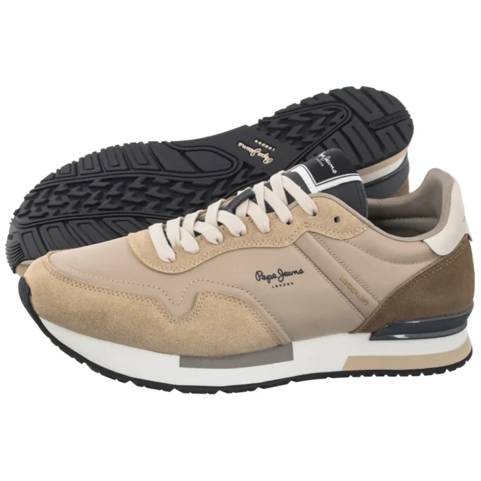 Sneakersy Pepe Jeans Hailon Basic M Camel Beige PMS400037 855 – zdjęcie 1