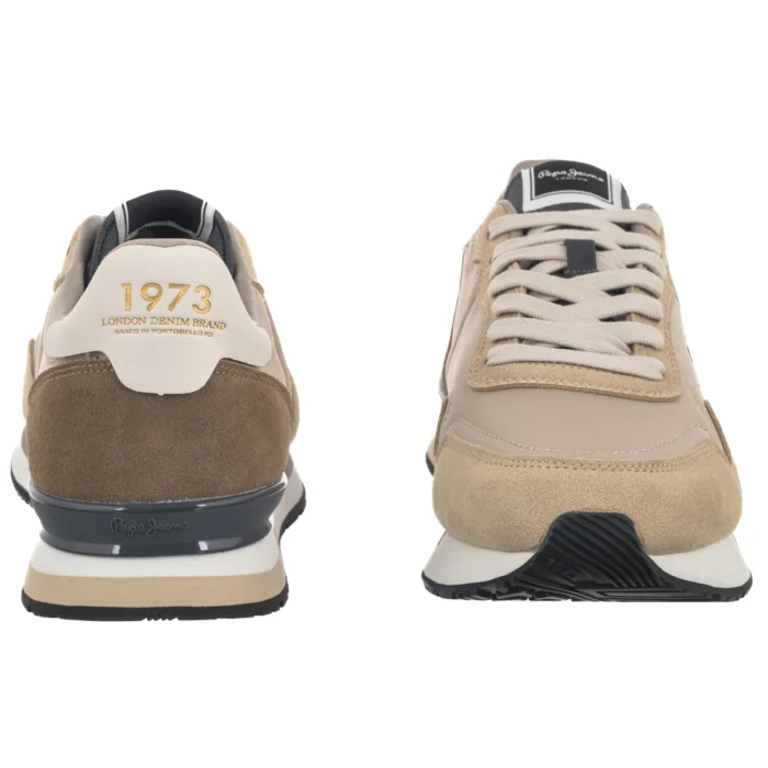 Sneakersy Pepe Jeans Hailon Basic M Camel Beige PMS400037 855 – zdjęcie 4