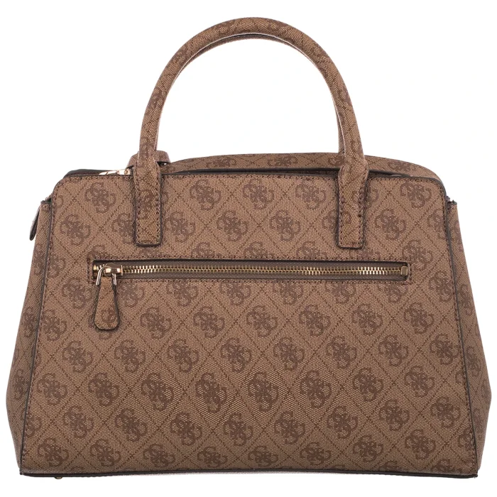Torebka Guess Leona Logo Melit Comp Satchel HWSG99 17060 LTL Latte Logo – zdjęcie 2