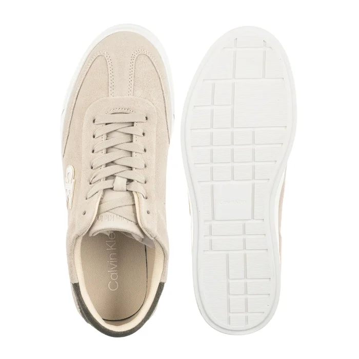 Sneakersy Calvin Klein Low Pro Cups Wt Suede Mg Light Cashew/Lichen Green HW0HW03144 – zdjęcie 5
