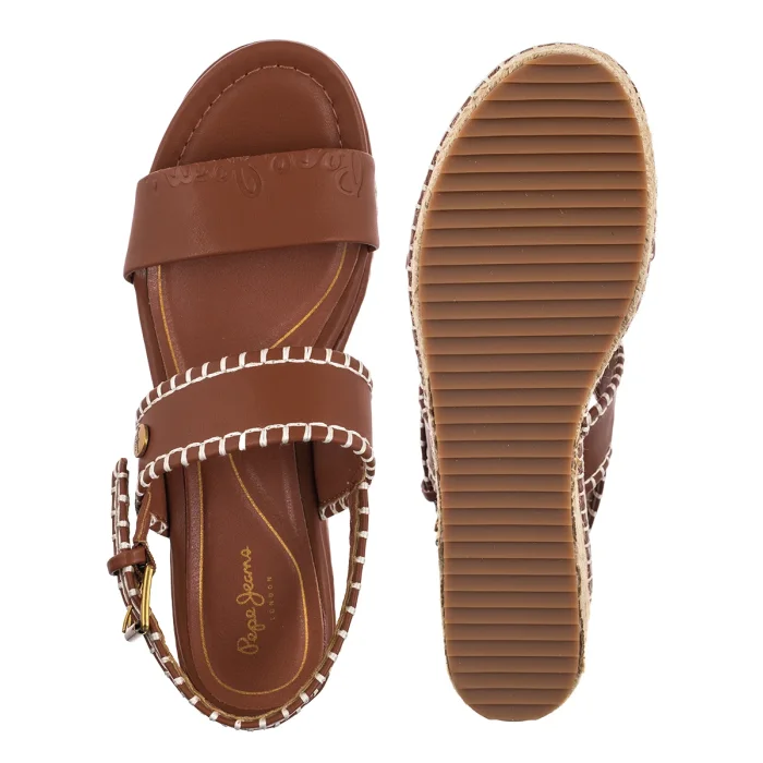Sandały Pepe Jeans Billie Log W Tobacco Brown PLS900005 859 – zdjęcie 5