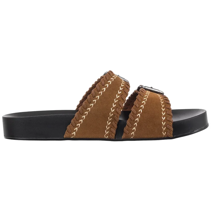 Klapki Pepe Jeans Agnes Ethenic W Nut Brown PLS900006 877 – zdjęcie 3