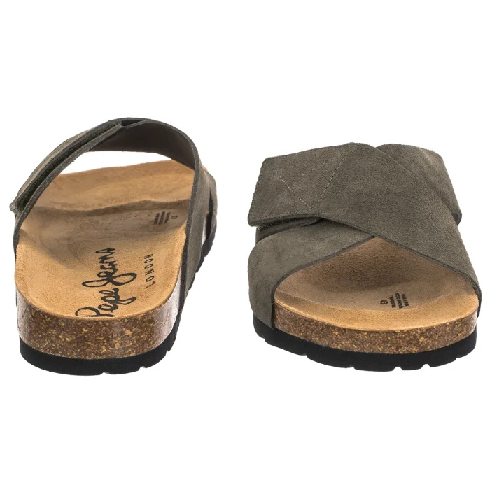Klapki Pepe Jeans Bio Evolve M Brown PMS800002 882 – zdjęcie 4