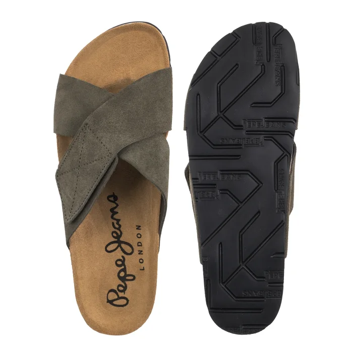 Klapki Pepe Jeans Bio Evolve M Brown PMS800002 882 – zdjęcie 5