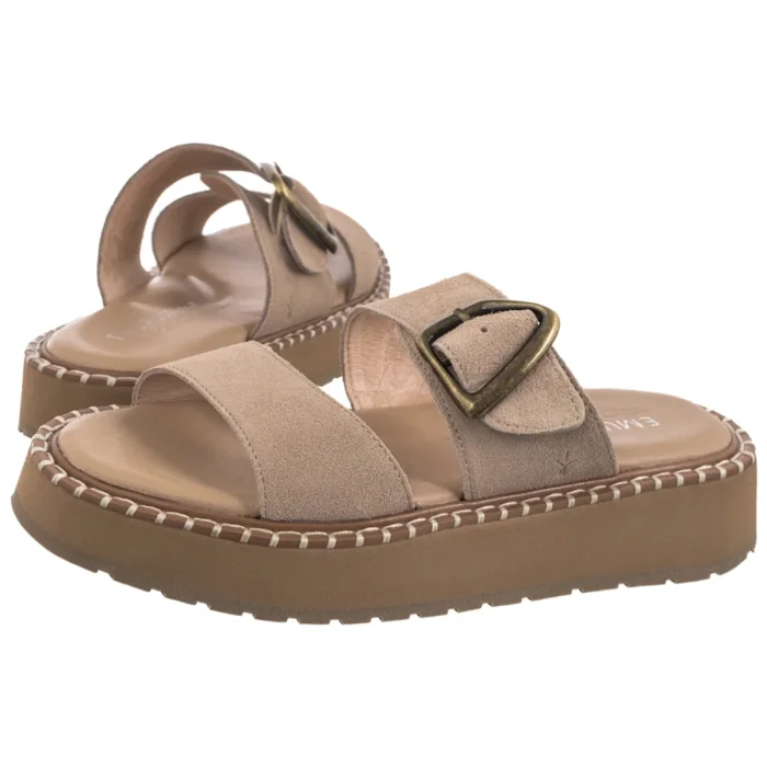 Klapki EMU Australia Scarlet Beige W13267 – zdjęcie 1