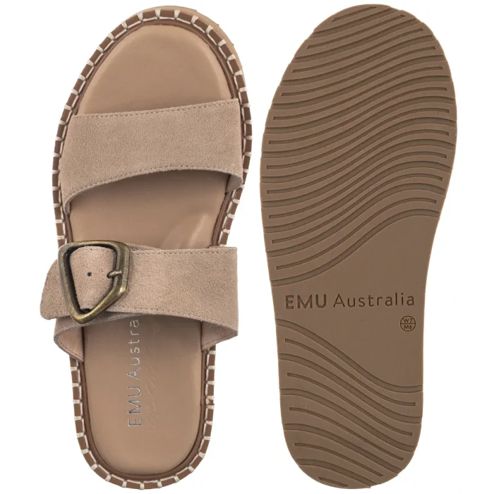 Klapki EMU Australia Scarlet Beige W13267 – zdjęcie 5
