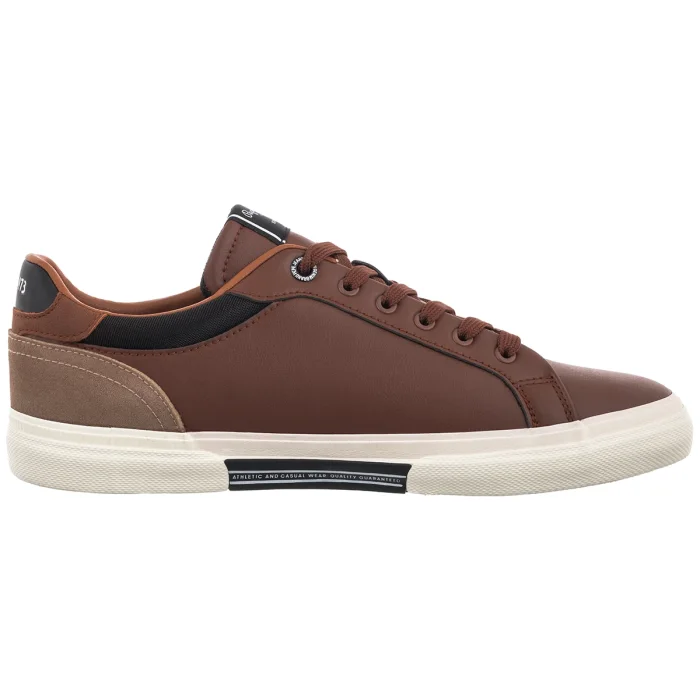 Sneakersy Pepe Jeans Kenton Court M Tan Brown PMS30839 869 – zdjęcie 3