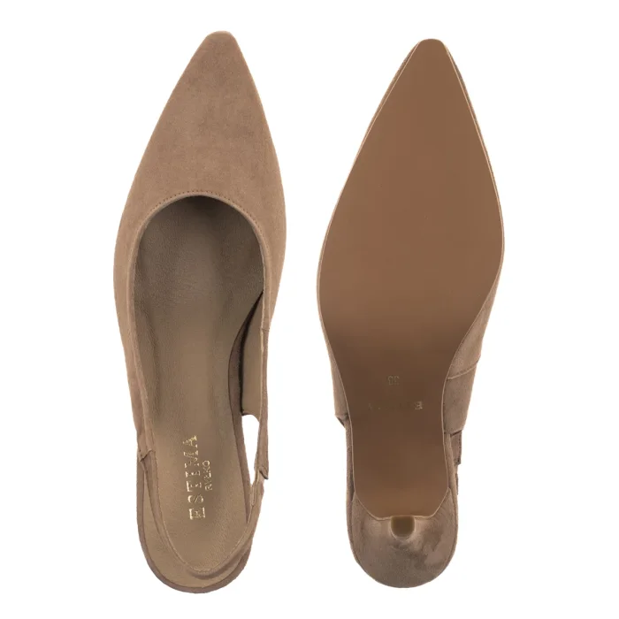 Czółenka Ryłko Jasno Brązowe F8EW4____ _6TWF – zdjęcie 5