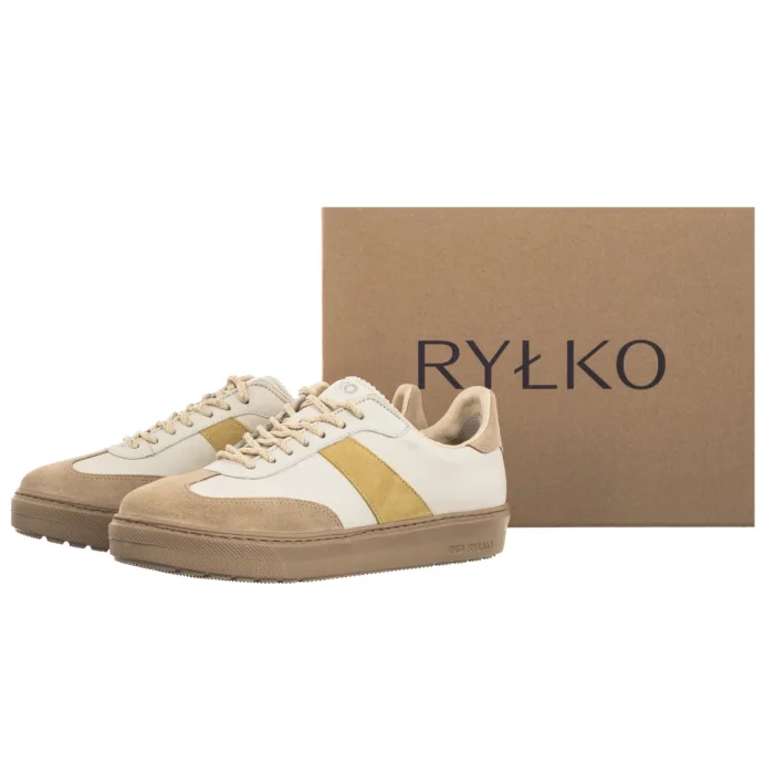 Sneakersy Ryłko Kremowy 0ERW8_Z_ _5DVF – zdjęcie 6