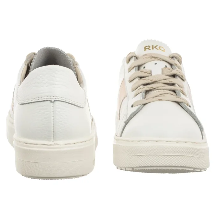 Sneakersy Ryłko Biały+Platynowy 0ER16_Z_ _9EVF – zdjęcie 4