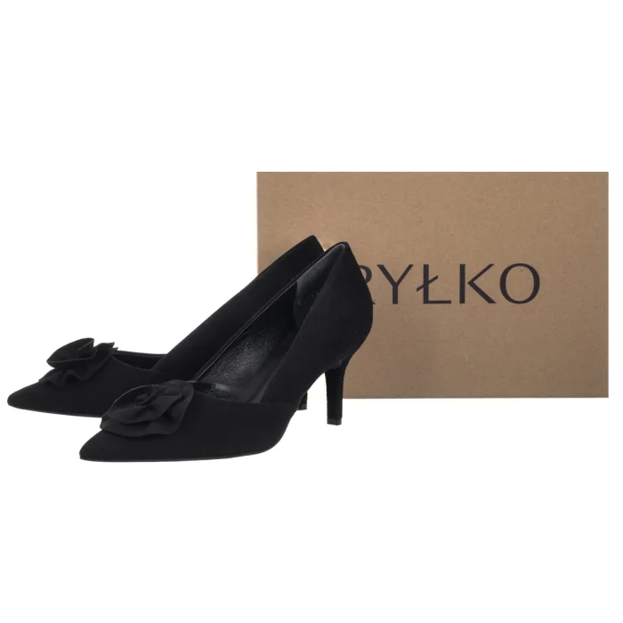Czółenka Ryłko Czarne N7201_T_ __14 – zdjęcie 6