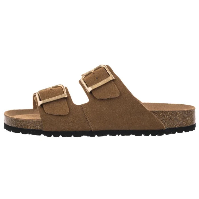 Klapki Tamaris Koniakowe 1-27503-42 3B7 Cognac Nubuc – zdjęcie 2