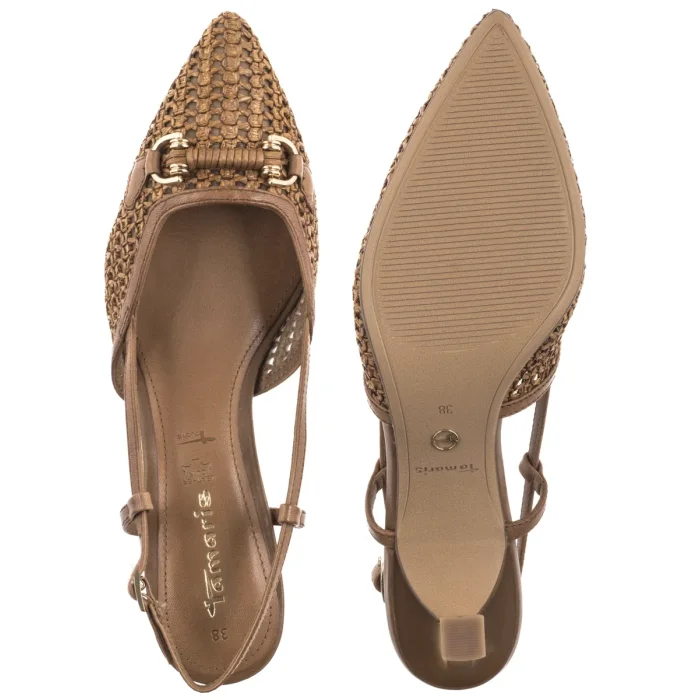 Czółenka Tamaris Koniakowe 1-29634-44 305 Cognac – zdjęcie 5