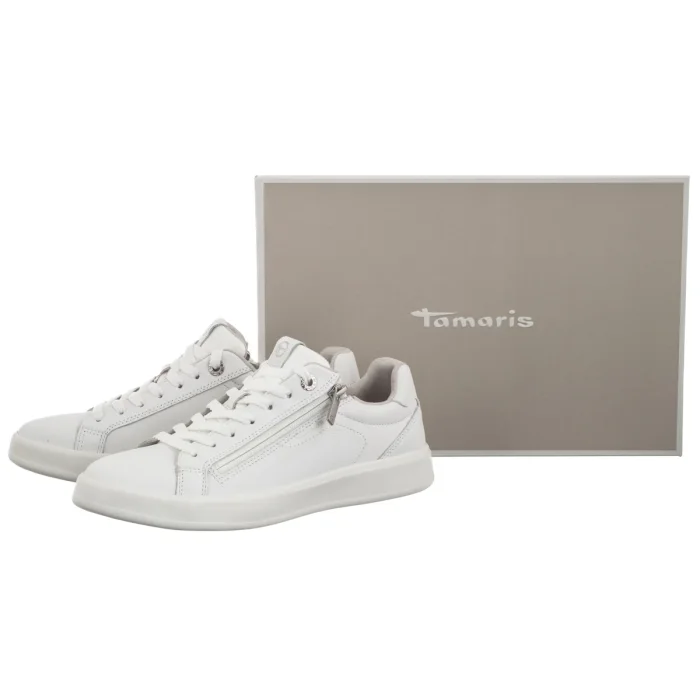 Półbuty Tamaris Białe 1-23709-44 100 White – zdjęcie 6