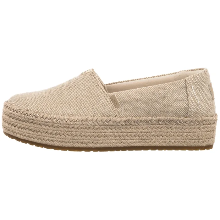 Espadryle Toms Valencia Champagne Glimmer Slub Canvas 10023059 – zdjęcie 2