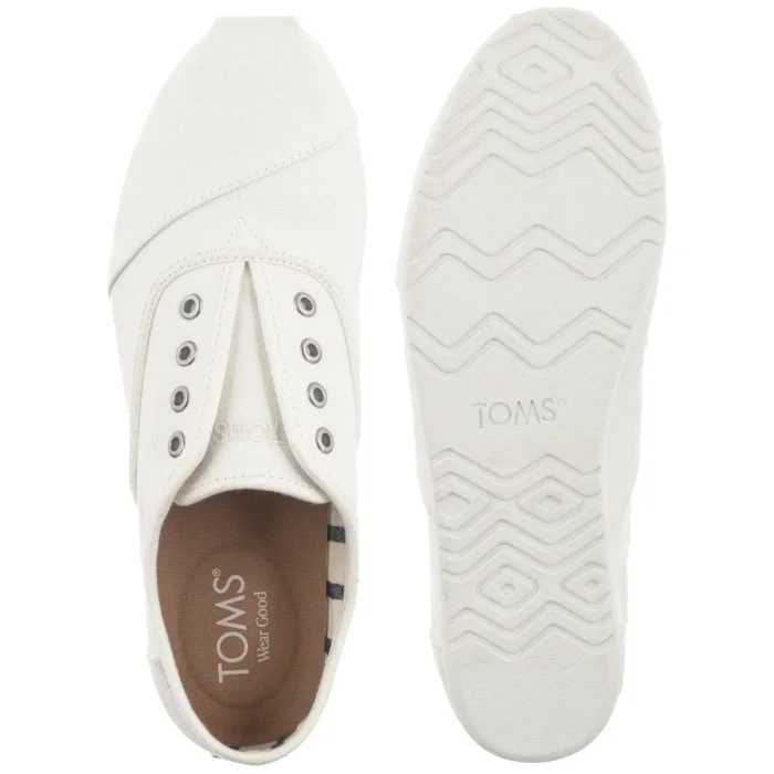 Półbuty Toms Cordones Plus White Canvas 10023129 – zdjęcie 5