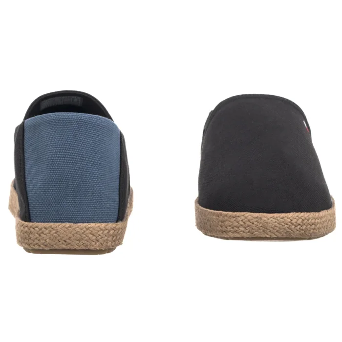 Espadryle Tommy Hilfiger Core Hilfiger Espadrille Textile Black FM0FM05792 BDS – zdjęcie 4