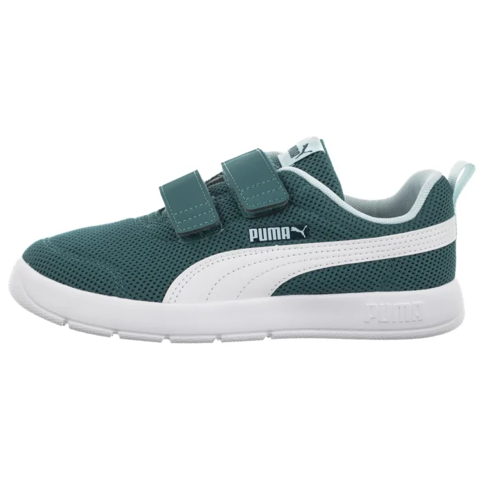 Buty Sportowe Puma Courtflex V3 Mesh PS Emerald Ice-Puma White 398085-18 – zdjęcie 2
