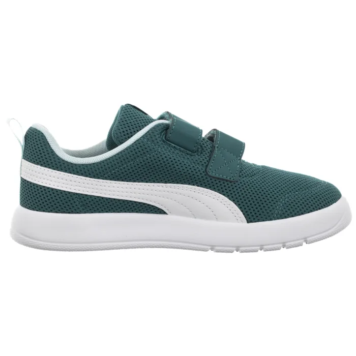 Buty Sportowe Puma Courtflex V3 Mesh PS Emerald Ice-Puma White 398085-18 – zdjęcie 3