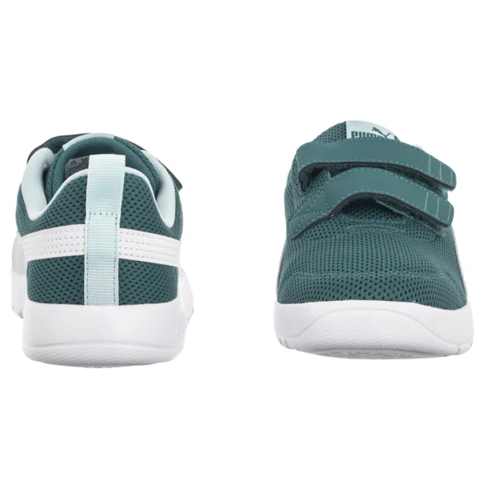 Buty Sportowe Puma Courtflex V3 Mesh PS Emerald Ice-Puma White 398085-18 – zdjęcie 4
