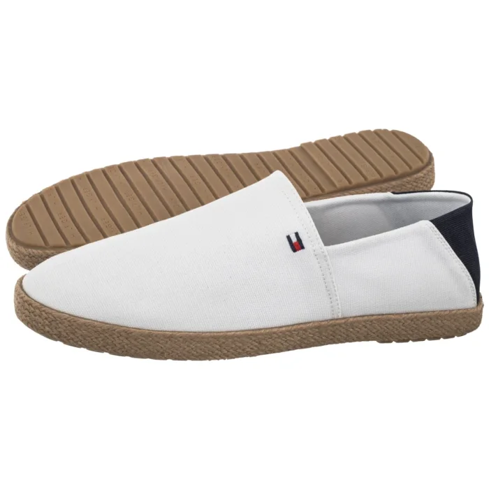 Espadryle Tommy Hilfiger Core Hilfiger Espadrille Textile White FM0FM05792 YBS – zdjęcie 1