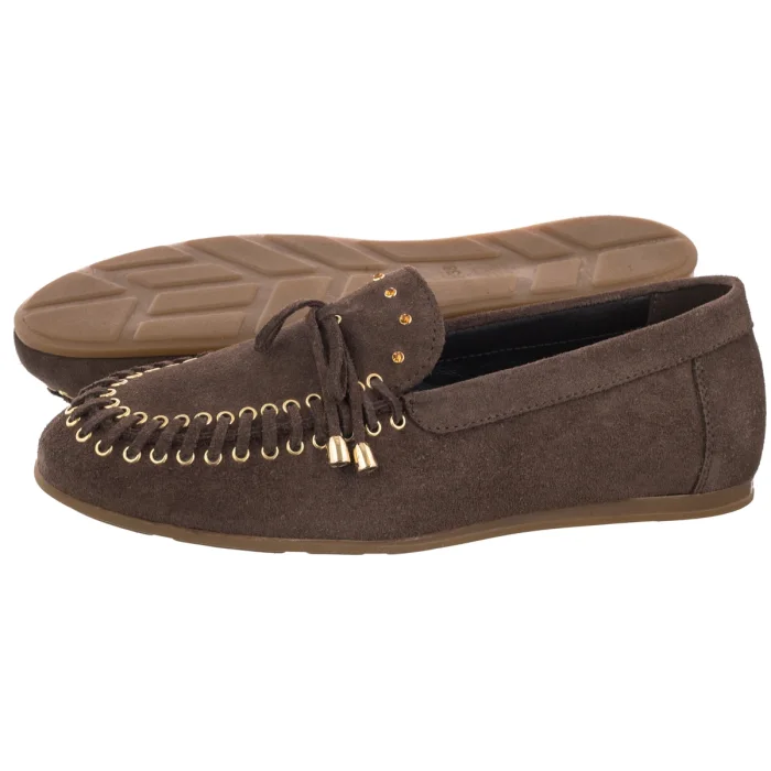Baleriny Karino Brązowe 5941/015-P – zdjęcie 1