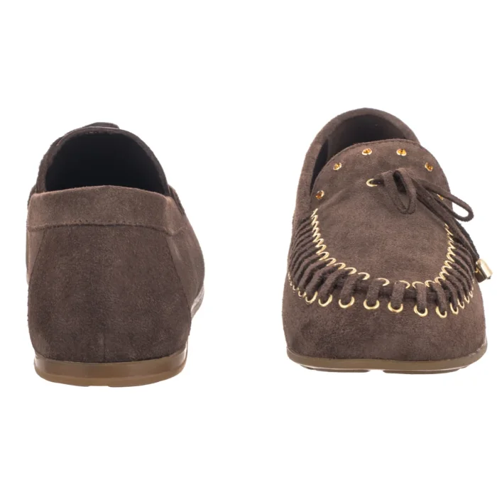 Baleriny Karino Brązowe 5941/015-P – zdjęcie 4
