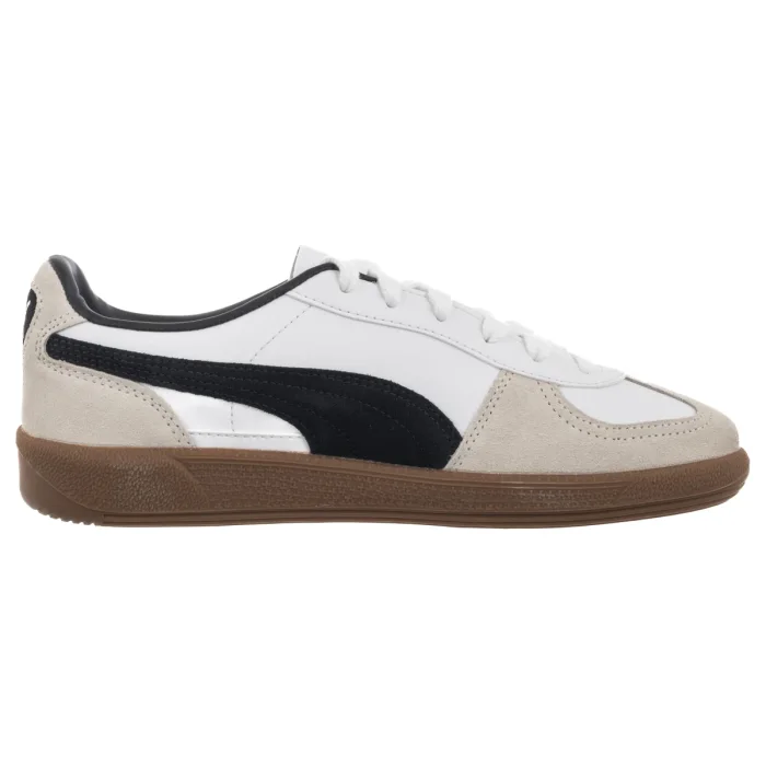 Buty Sportowe Puma Palermo Lth Jr Puma White-Vapor Gray-Gum 397275-01 – zdjęcie 3