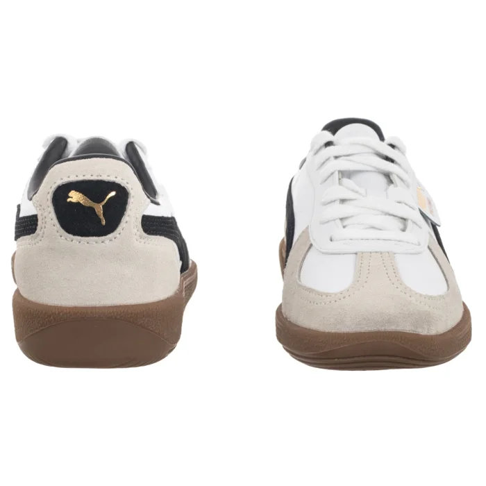 Buty Sportowe Puma Palermo Lth Jr Puma White-Vapor Gray-Gum 397275-01 – zdjęcie 4