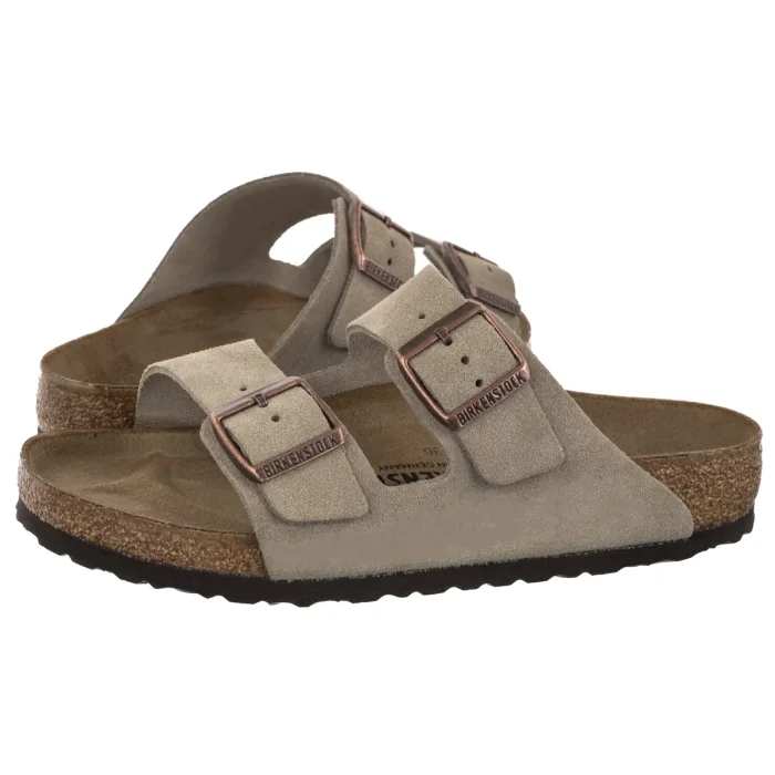 Klapki Birkenstock Arizona BS Taupe 0051461 – zdjęcie 1