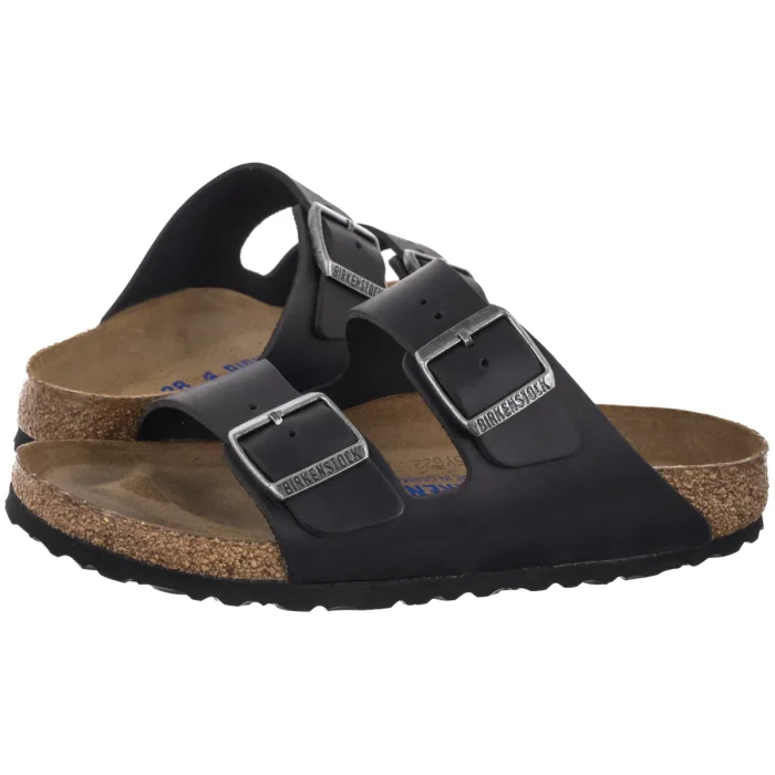 Klapki Birkenstock Arizona BS Soft Footbed Black 0752483 – zdjęcie 1