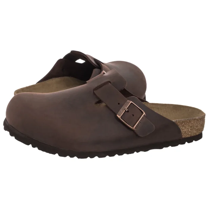 Klapki Birkenstock Boston BS Soft Footbed Habana 0159711 – zdjęcie 1