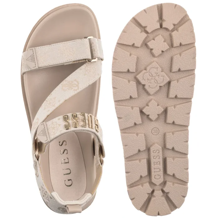 Sandały Guess Fetta FLJFTT FAL03 Cream – zdjęcie 5